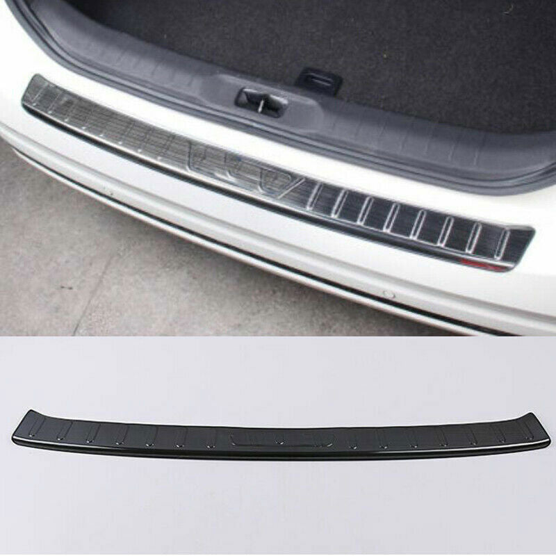 Black Outer Rear Bumper Sill Plate Protector Trim for Nissan Altima 2019-2022