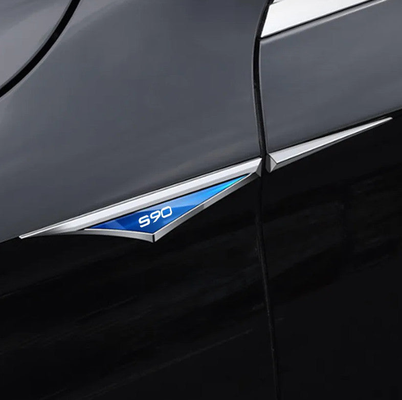 4-Piece Black Automotive Cast Vinyl Brake Caliper Stickers, Badges, and Decals for Alfa Romeo