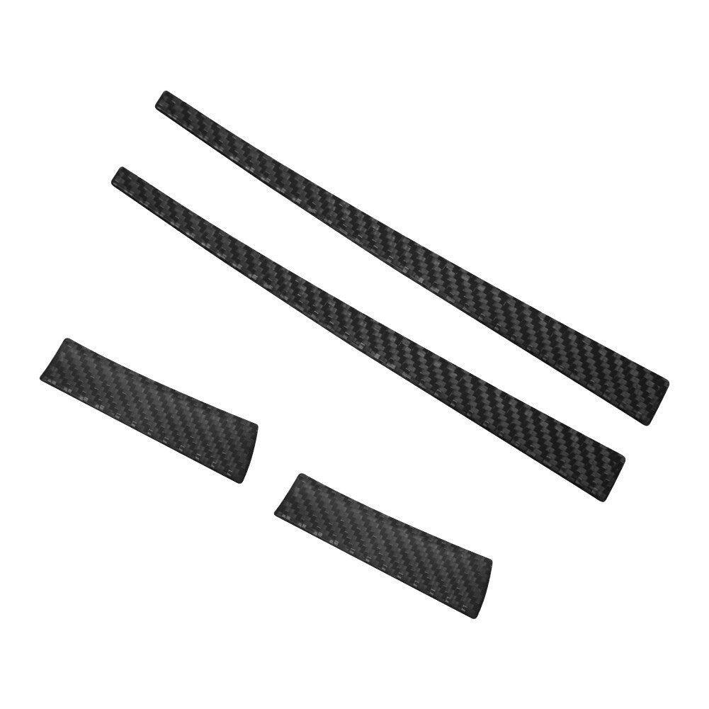 4X Carbon Fiber Rearview Mirrors Cover Trim for Toyota Hilux 2015-2021