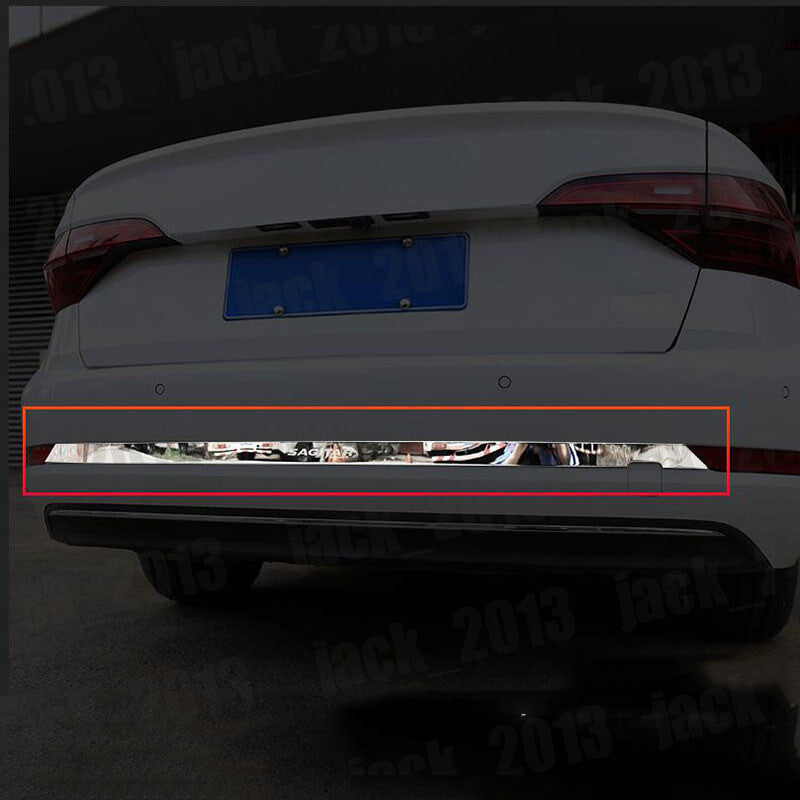 for Volkswagen for Jetta 2019-2022 Steel Rear Bumper Strip Protector Cover Trim