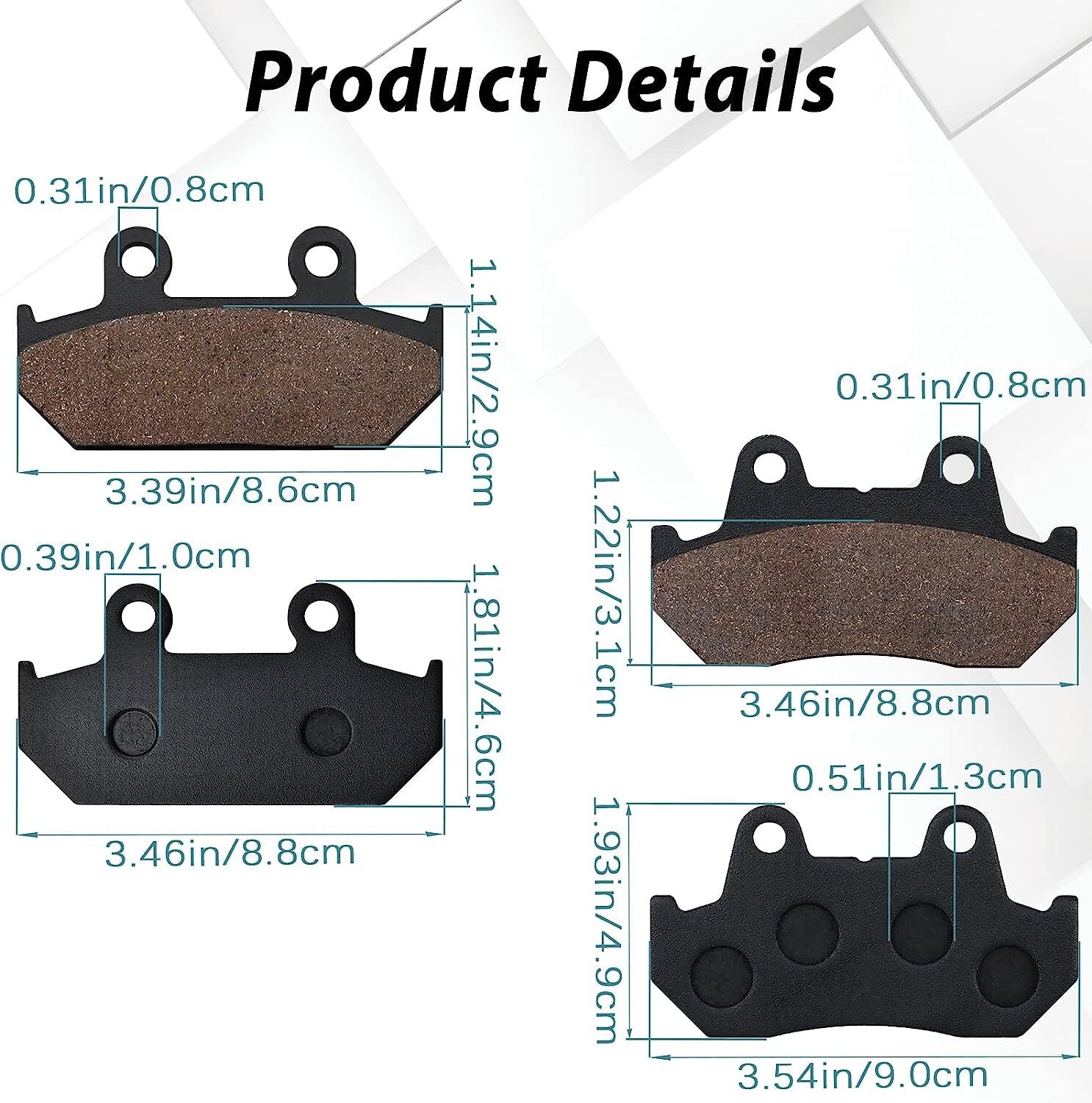 Brake Pads for Honda GL 1500 Goldwing 1500 SE L GL1500 GL1500SE L GL1500A
