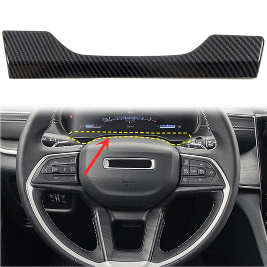 Carbon fiber dashboard trim piece for Jeep Grand Cherokee L 2022 - 2024