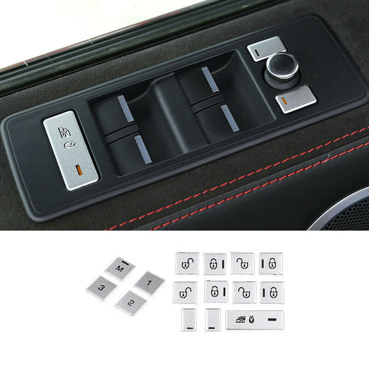 for Range Rover L405 2013-2017 Car Window Lift Switch Button Sequin Trim Sticker