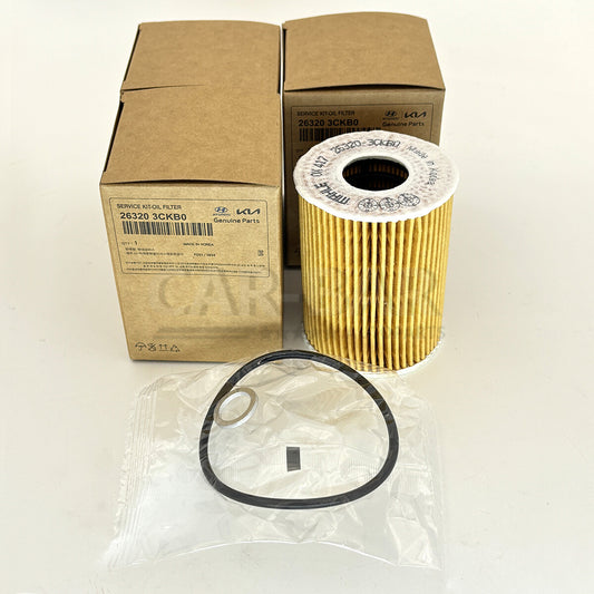 4x Oil Filters for 2014-2023 for Genesis G80 for Hyundai for Kia Sedona 3.3L 3.8L 263203CKB0