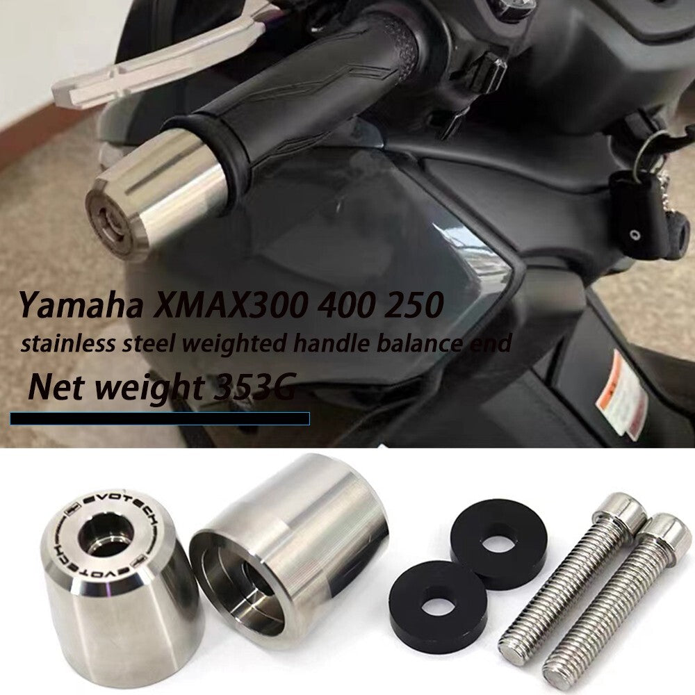 for YAMAHA XMAX300 new Handle Handlebar Grips Bar End Cap Plugs Slider Aluminum