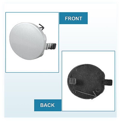 52127-0D908 Front Bumper Tow Hook Cover for Toyota Yaris 4Door 06-13 Silver Ton