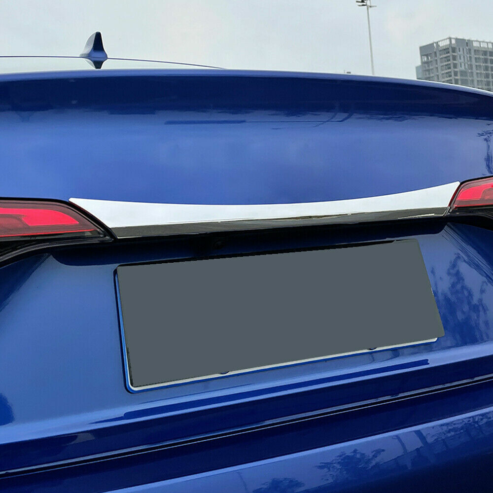 for Honda for Civic Sedan 2022-2023 Chrome ABS Rear Trunk Tailgate Middle Cover Trim
