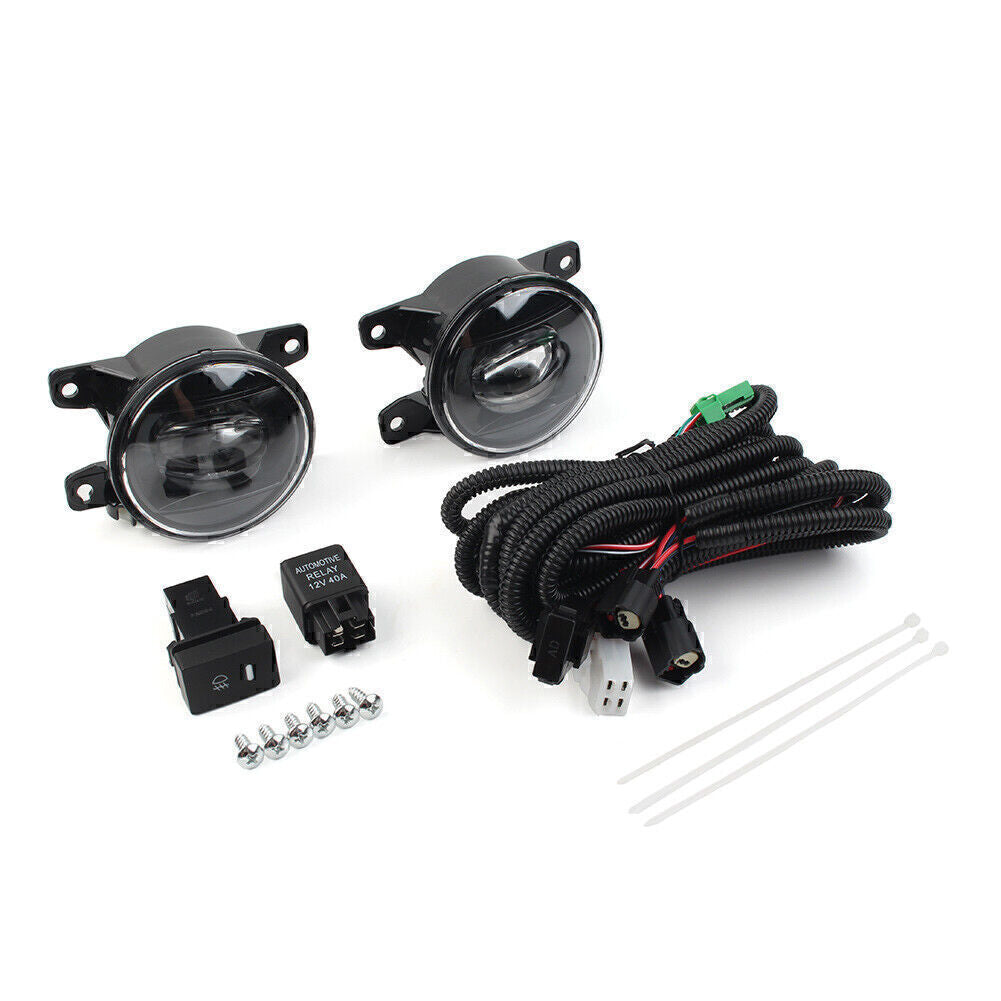 2pc LED Fog Light Lamps With Cable Switch Left Right for Honda for Civic Sedan 2022+