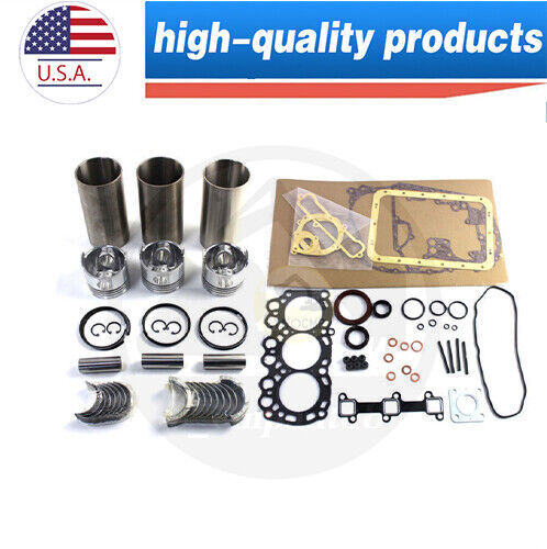 L3E-61TG Engine Overhaul Rebuild Kit for Mitsubishi for Volvo EC15 Piston pin 21mm