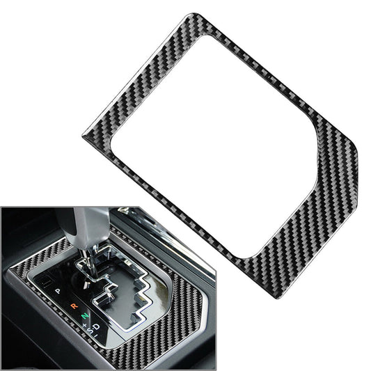 Carbon Fiber Gear Shift Panel Cover Trim for Toyota Tundra 2014-2021