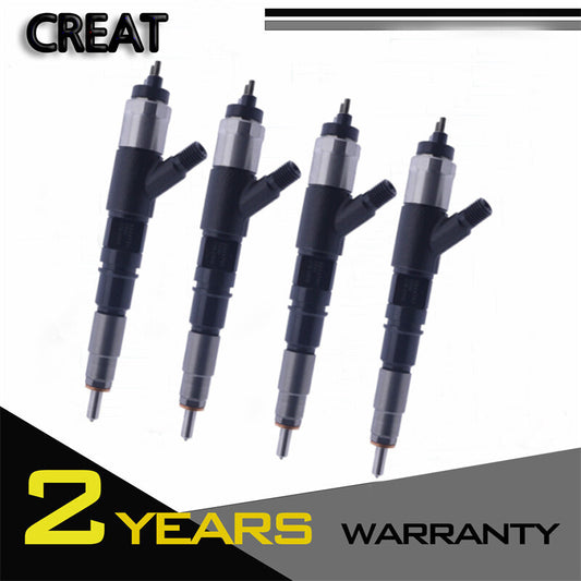new 4-piece set of fuel injectors, model 5344766, 295050-2200, suitable for ISF3.8, QSF3.8, and ISB4.5 fuel injectors.