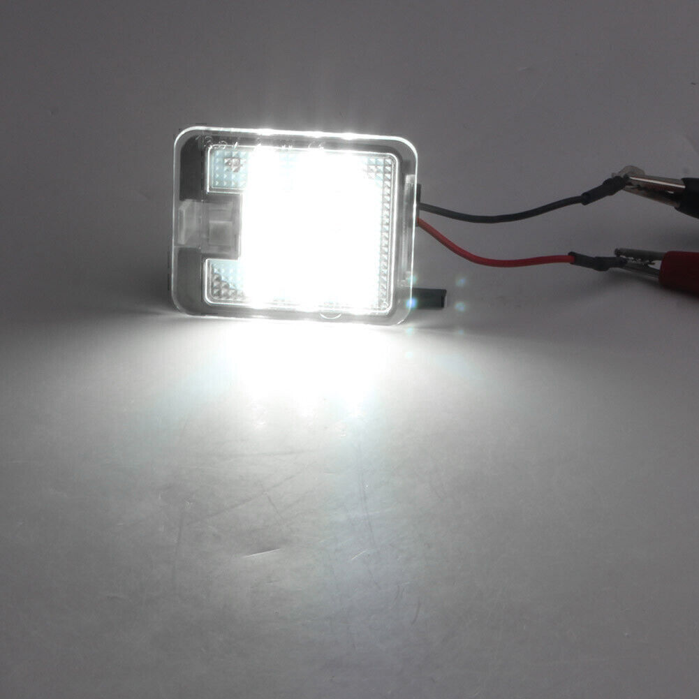2Pcs 12V LED Rear License Plate White Lights for Ford S-MAX C-MAX Kuga Mondeo