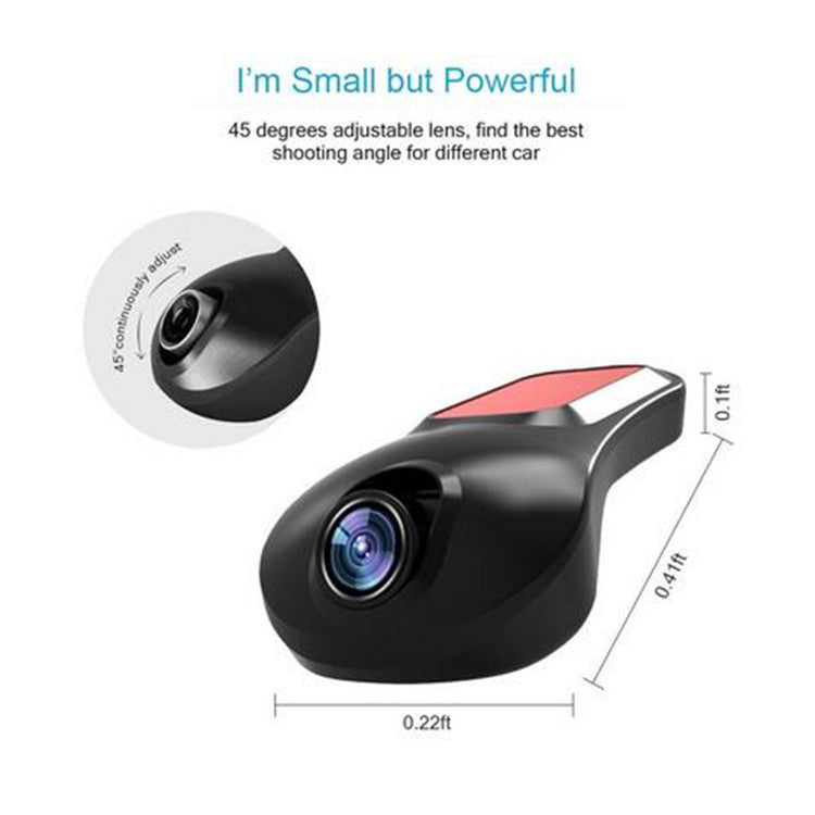 Car Hidden DVR Wifi Camera Video Driving Recorder Monitor Dash Cam Camcorder