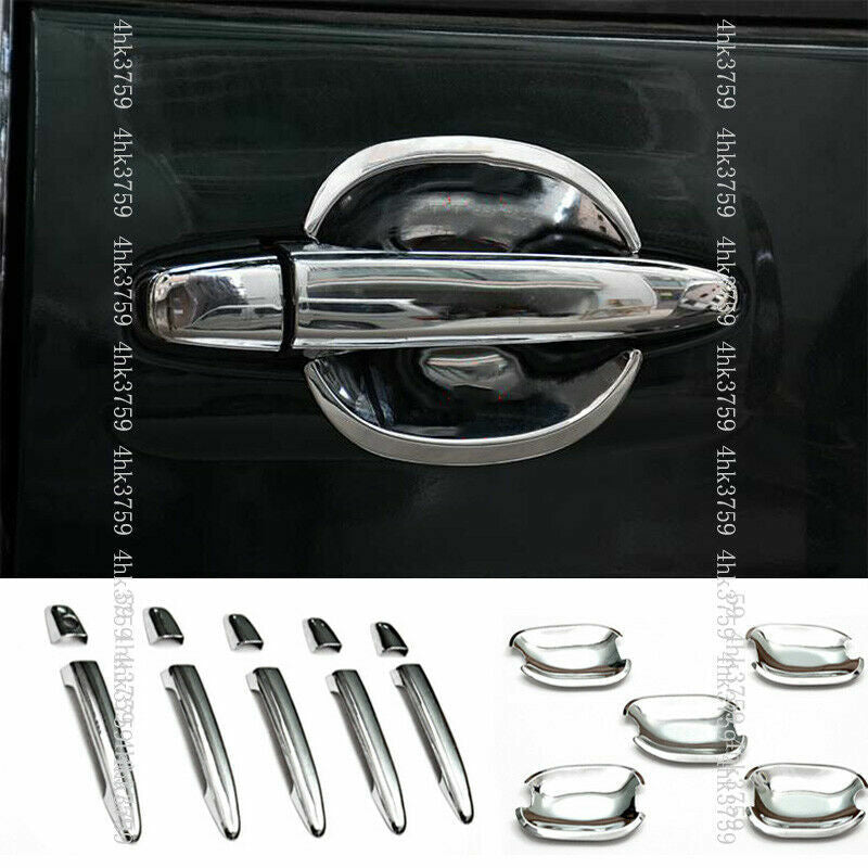 Door Handle Cover+Door bowl Trim 15P for Toyota for Land Cruiser Prado Fj120 03-2009