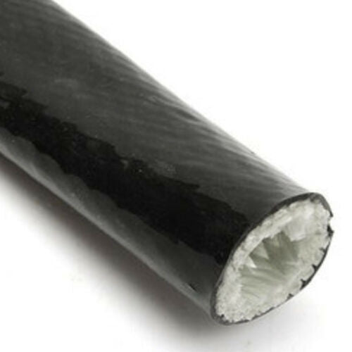 5/8 inch ID black silicone insulating heat shield 3 feet suitable for 10AN oil fuel line