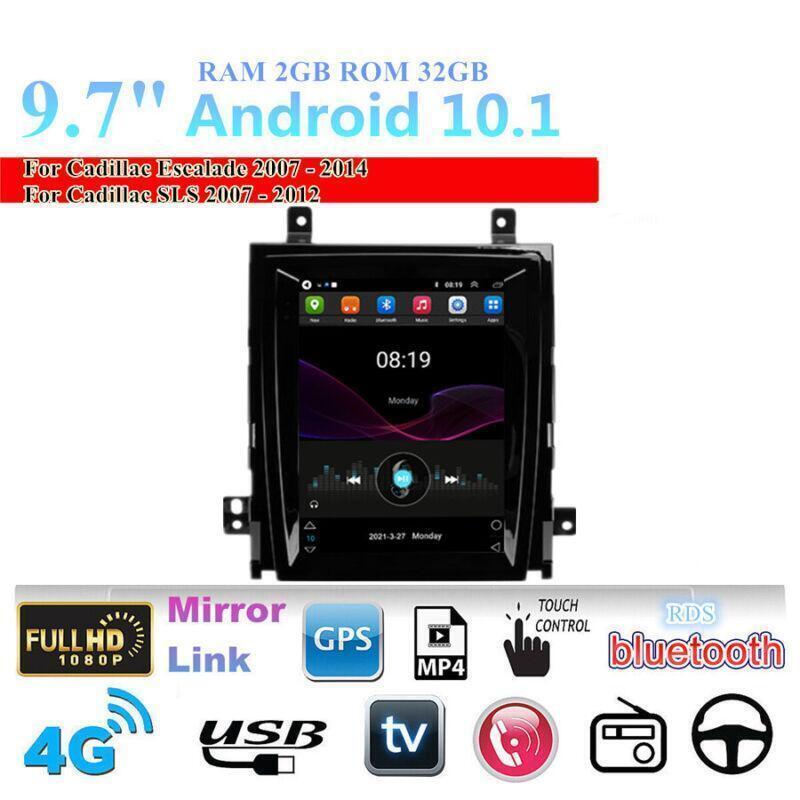 For 2007-2014 for Cadillac for Escalade SLS 9.7 Vertical Android 10.1 Stereo Radio GPS