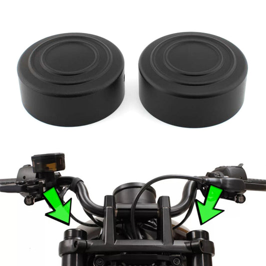 Upper Fork Stem Nut Cap Cover Black Fit for Harley Sportster S 1250 RH1250S 2021-25
