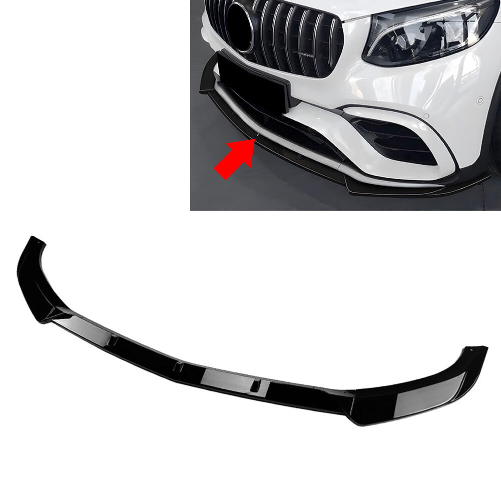 Front Bumper Lip Spoiler for Mercedes-Benz GLC63 X253 Pre-facelift 2016-2019 18