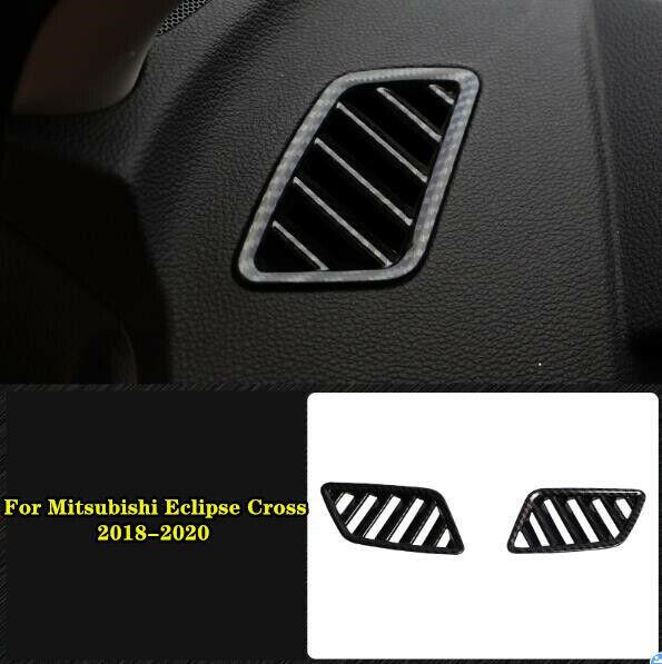 ABS carbon fiber Upper Air Vent Outlet Cover2 for Mitsubishi Eclipse Cross 2020