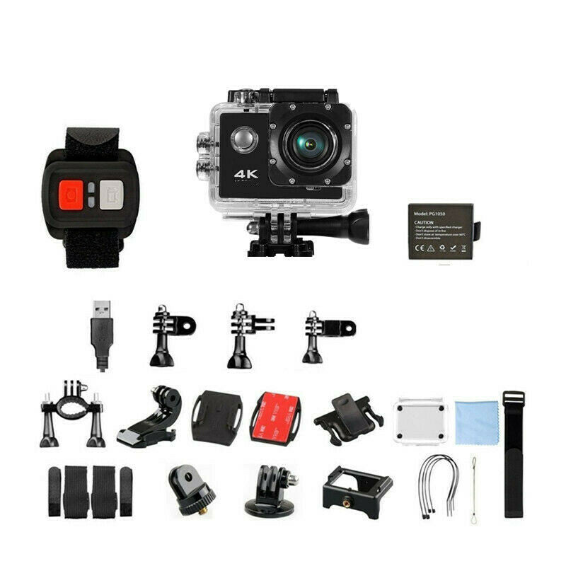 Motorcycle for Mini 4K Helmet Driving Recorder 2.0 Waterproof VCR Sports DV Camera