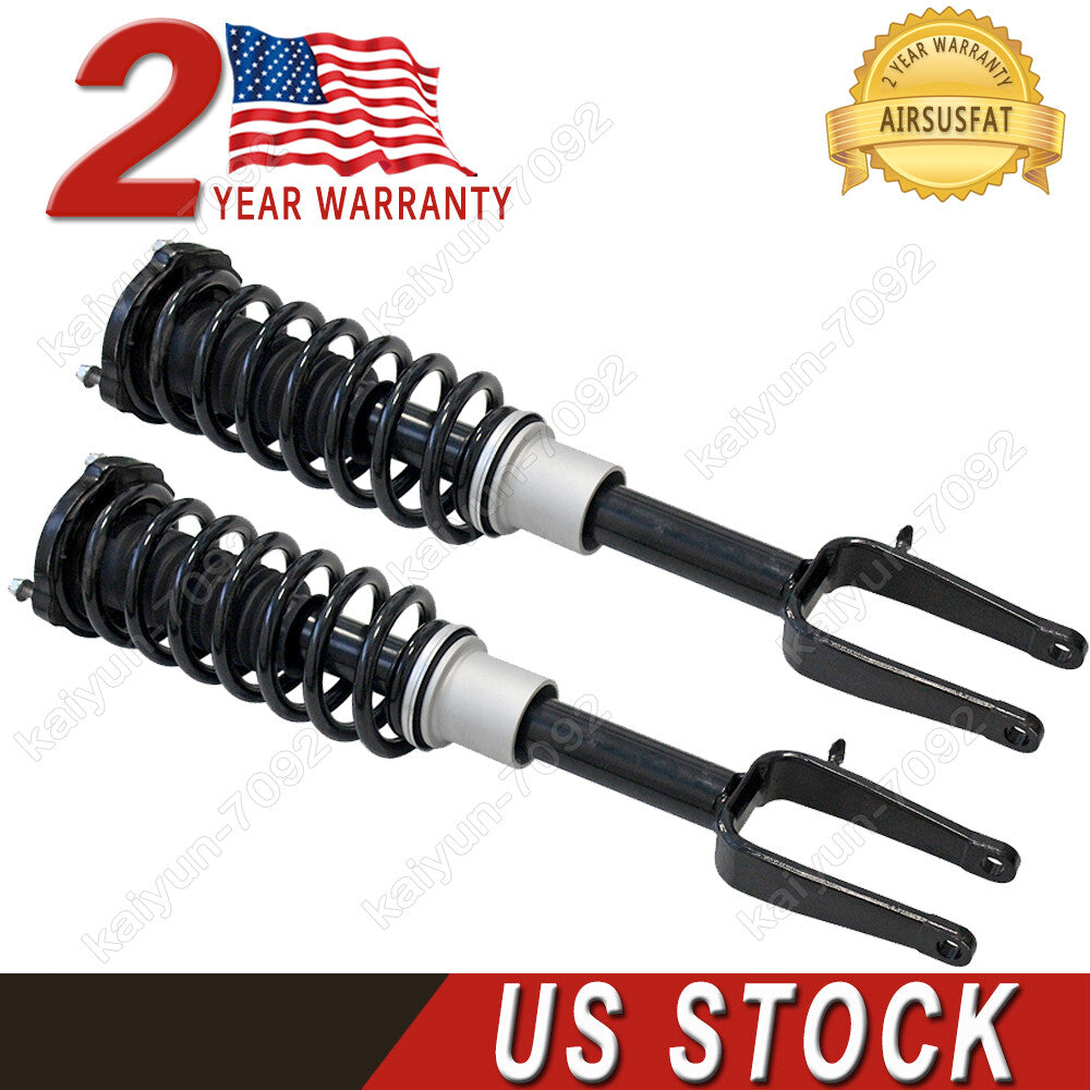 2X for MERCEDES W211 S211 E350 06-09 4WD 3.5L FRONT LEFT RIGHT SHOCK STRUT ASSYS