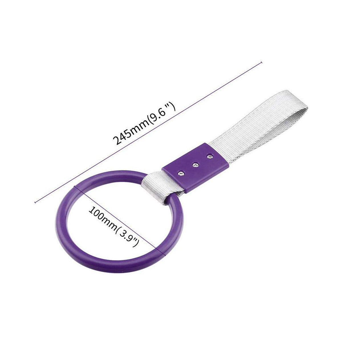 Tsurikawa Handle Subway Ring Train Bus Hand Strap Drift Charm JDM Bosozok Purple