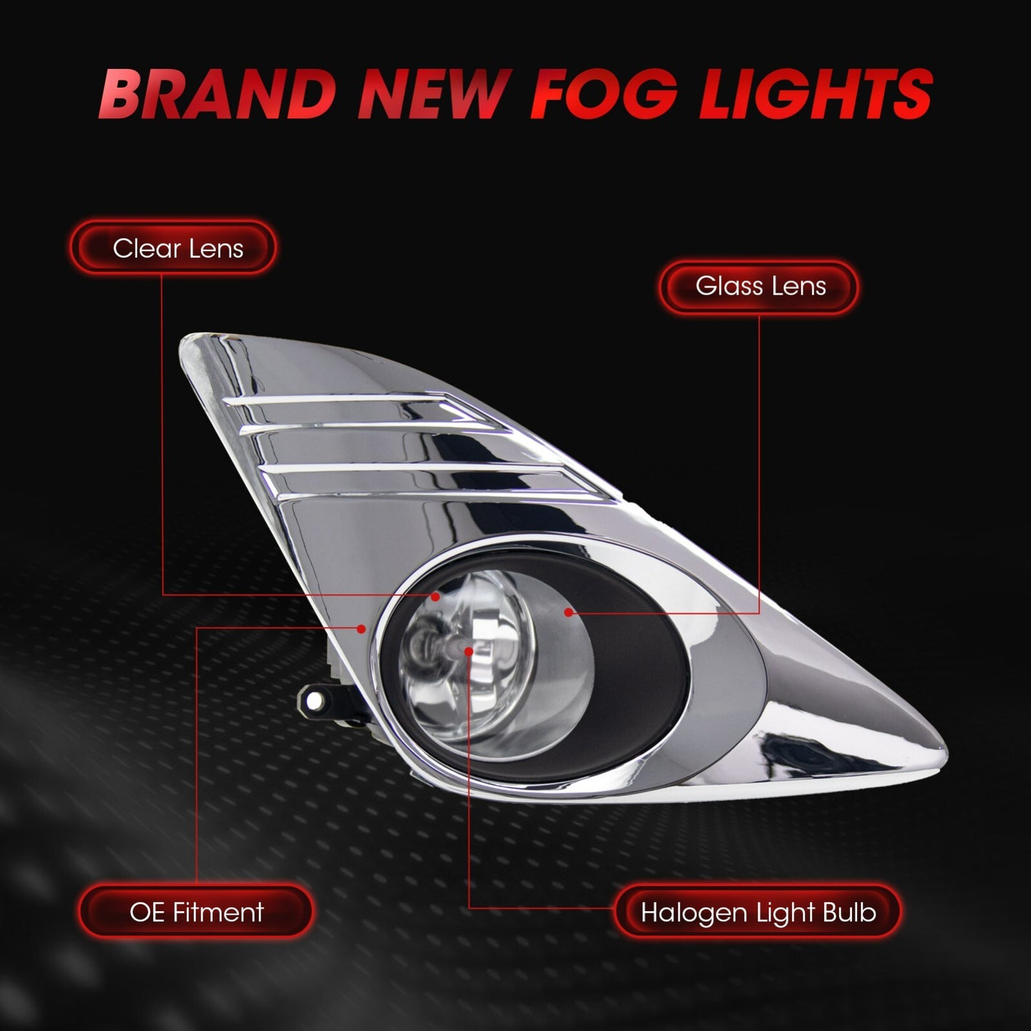 Fog light assembly suitable for 2012-2014 for Toyota for Camry fog light protection cover upgrade
