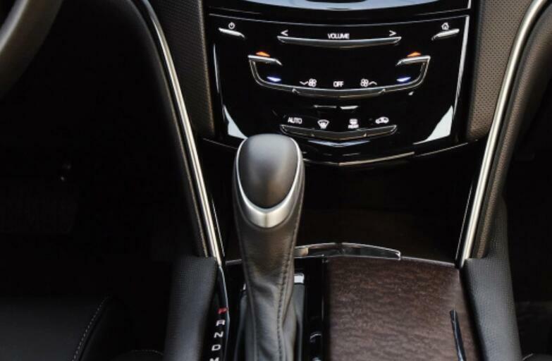 Fit for Cadillac XTS 13-19 Peach Wood Grain Central Console Gear Shift Knob Trim