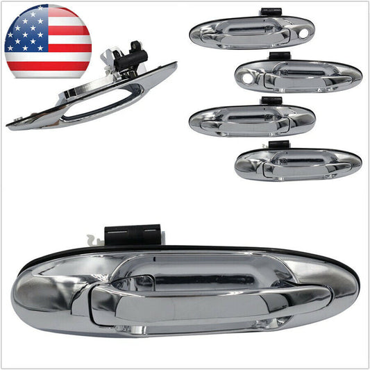 4 Pcs Car Exterior Door Handle ABS for Lexus LX470 for Toyota for Land Cruiser 1998-2007