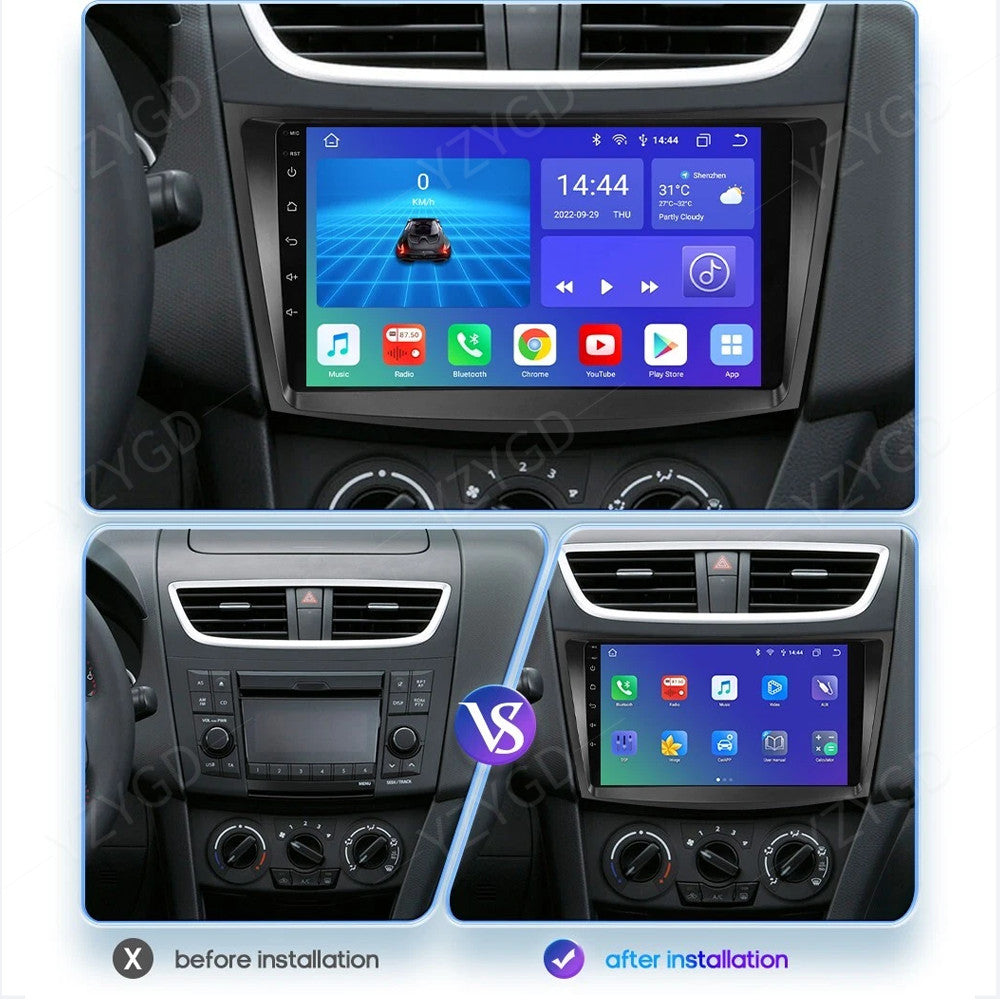 for Suzuki for Swift 4 2011-2015 Android Auto CarPlay Car Stereo Radio Android GPS