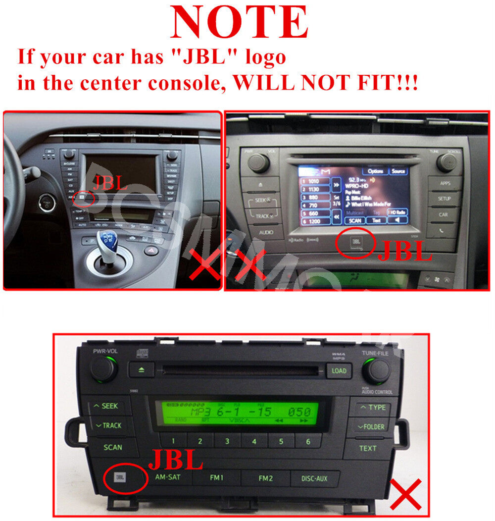 Fit for Toyota Prius 2010-2015 LHD Car Stereo Radio Android 13 GPS WIFI BT 2+32G