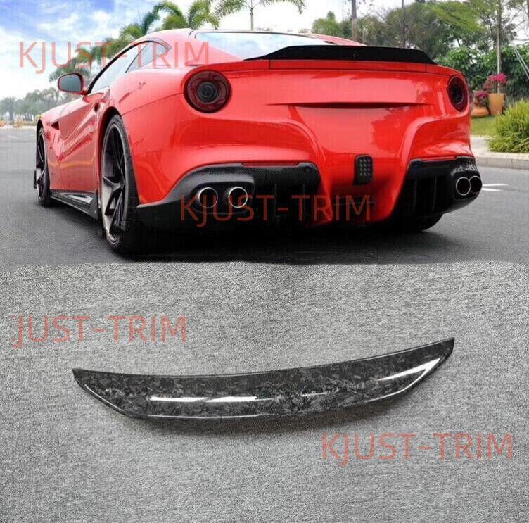 Suitable for Ferrari F12 13 - 2017 DM style forged carbon fiber rear trunk boiler wing