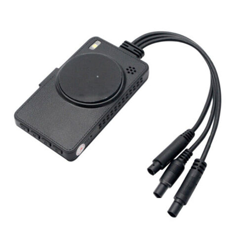 Motorcycle Dash Dual Lens Recording Camera 3 LCD Screen 120Degree Angle Driving