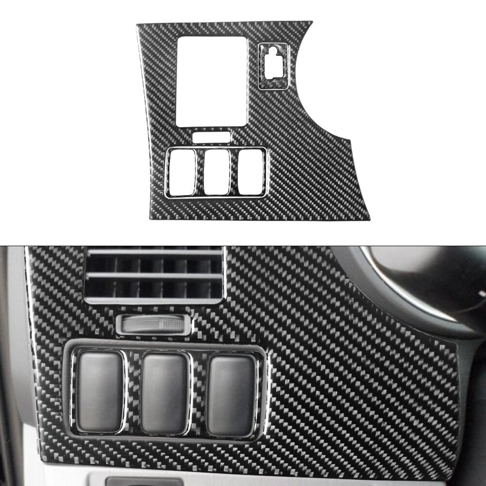 3Pcs Driver Side Air Vent Trim Cover Carbon Fiber for Toyota Tacoma 2012-2015
