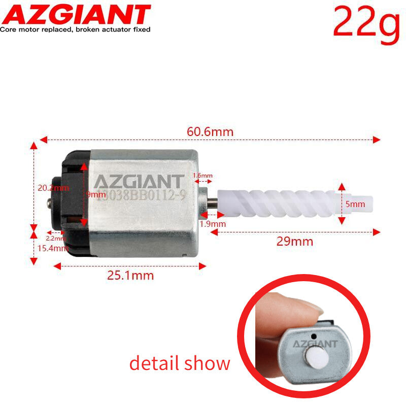 3D1837015C 95553101501 Door lock motor suitable for 2005-2011 for Porsche S