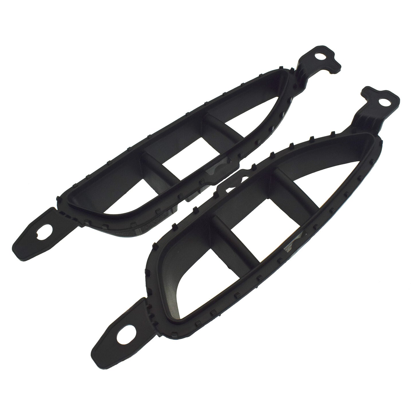A pair of left and right side duct air curtain bumper trims for the for Kia Forte5 2017-2018.