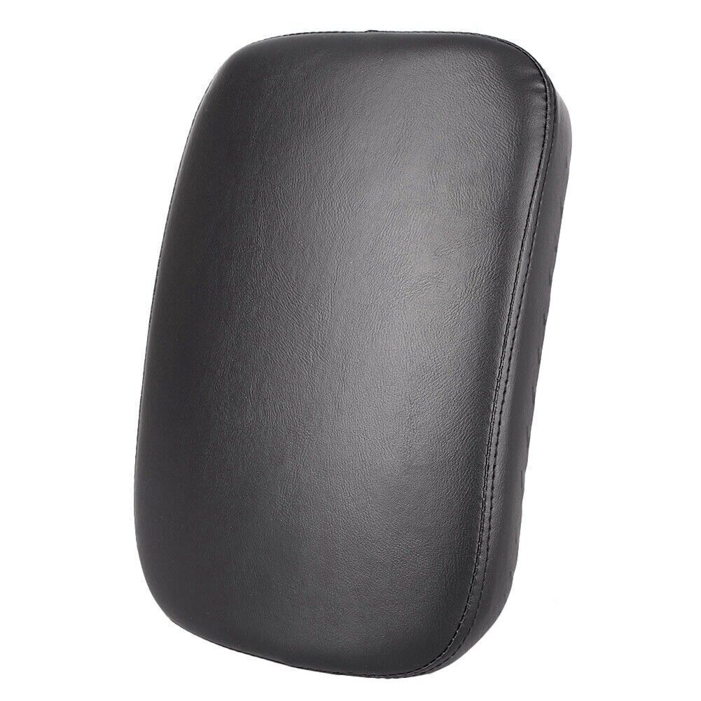 Universal Rear Passenger Pillion for Seat Cushion Black Leather Fit for Harley Davidson
