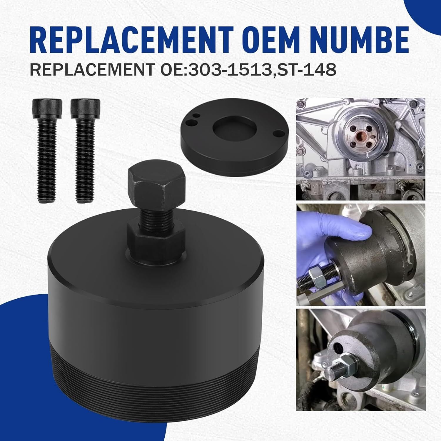 for Ford 6.7L Alt ST-148 303-1513 Rear Crankshaft Seal Remover Tool