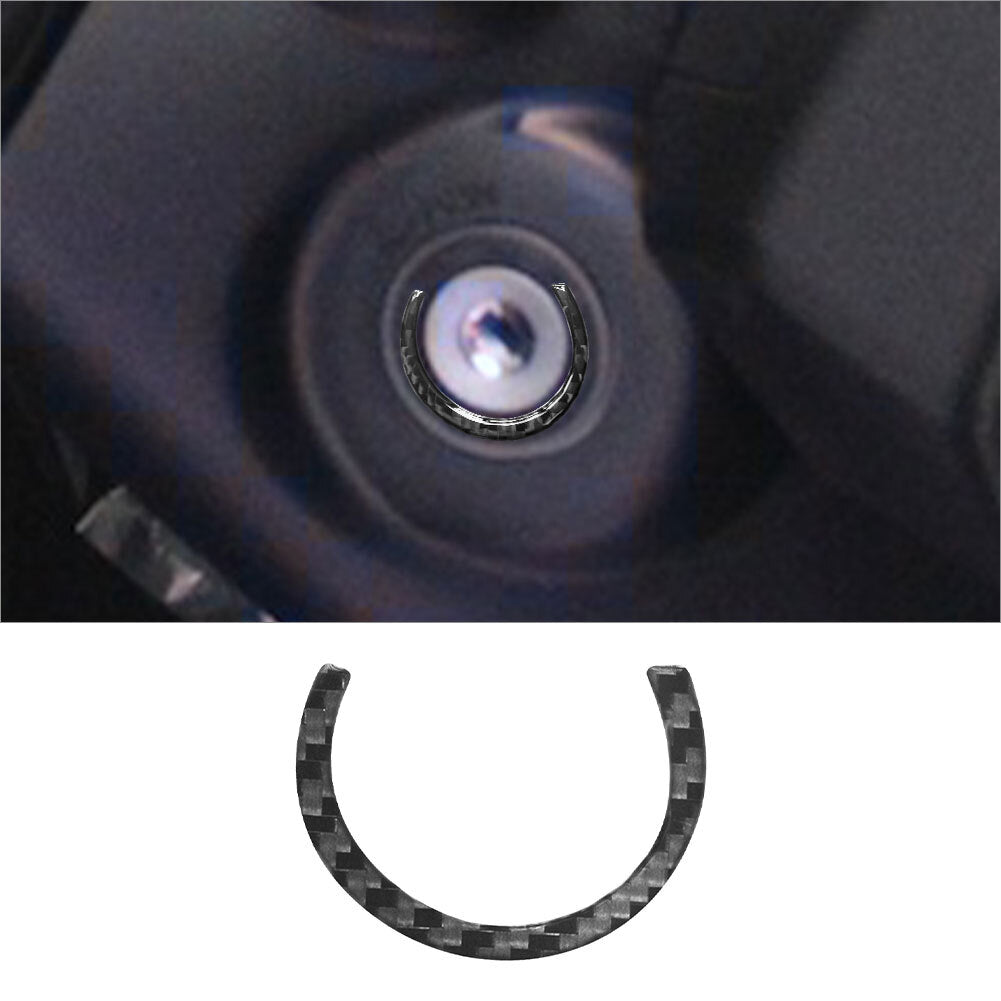 Carbon fiber interior ignition switch cover trim for Toyota Hilux 2025 - 2021