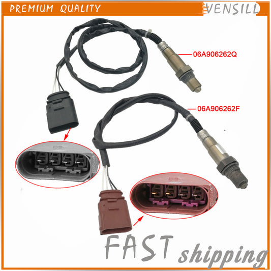 2X Oxygen Sensor for Audi TT for VW for Jetta Beetle for Golf Phaeton 1.8 2.0L 06A906262Q/F