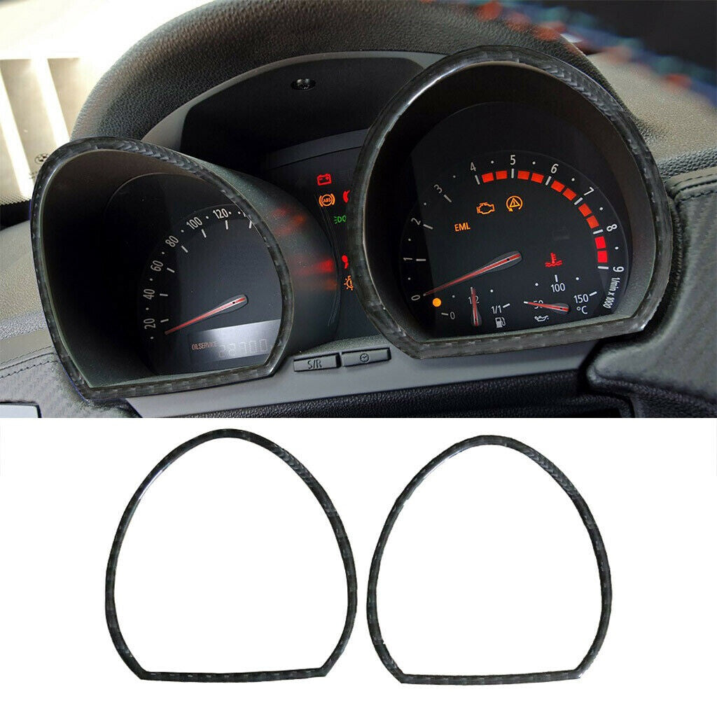 Carbon fiber dashboard interior decals suitable for BMW Z4 2003 - 2010