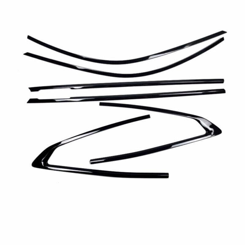 Black for BMW 4 Series G22 G23 2-Door 2021-24 Car Accessories Window Strip Cover