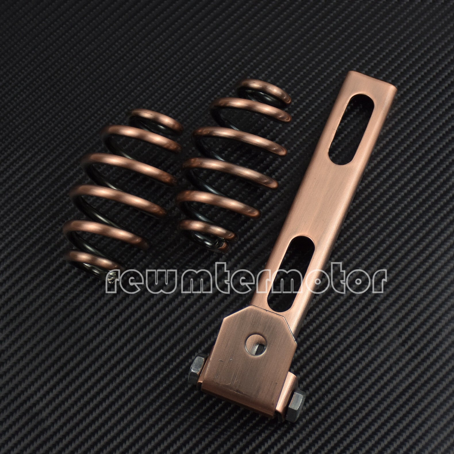 Motorcycles 3 Solo for Seat Springs Mount Kit Copper Fit for Harley Chopper Bobber