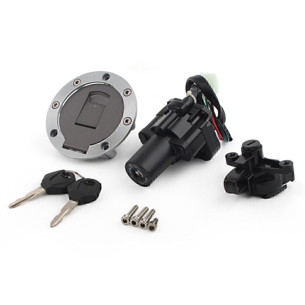 Ignition Switch Gas Cap for Seat Lock Key Set Fit for Yamaha YZF1000R/600R XJR600/400