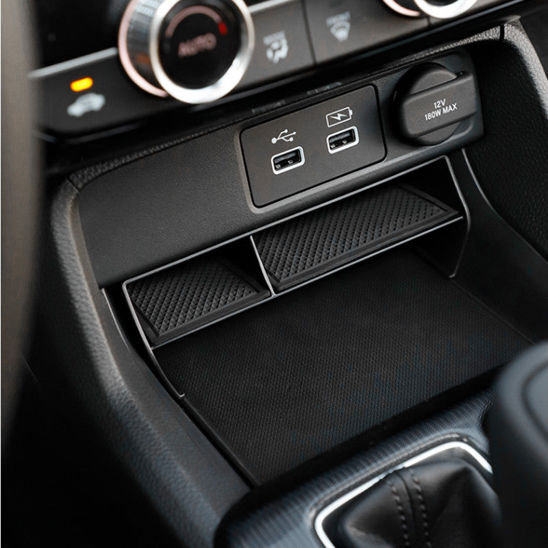 Inner Black Look Dashboard Center Console Tray Box Holder for Honda for Civic 22-24