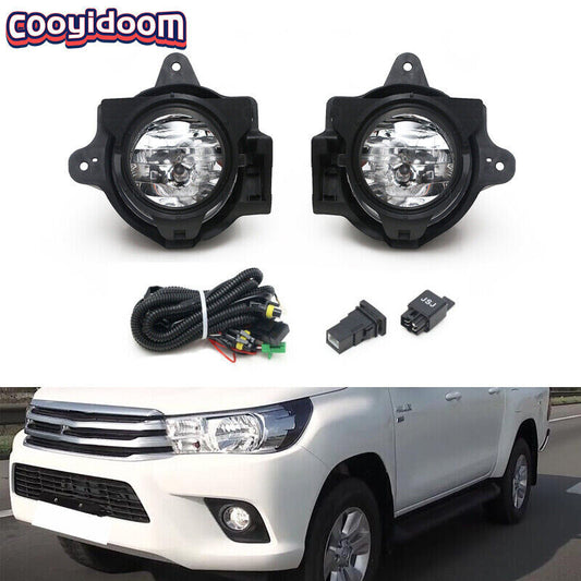 Applicable to 2012-2016 for Toyota Hilux VIGO MK7 front bumper fog lights (left and right fog lights)