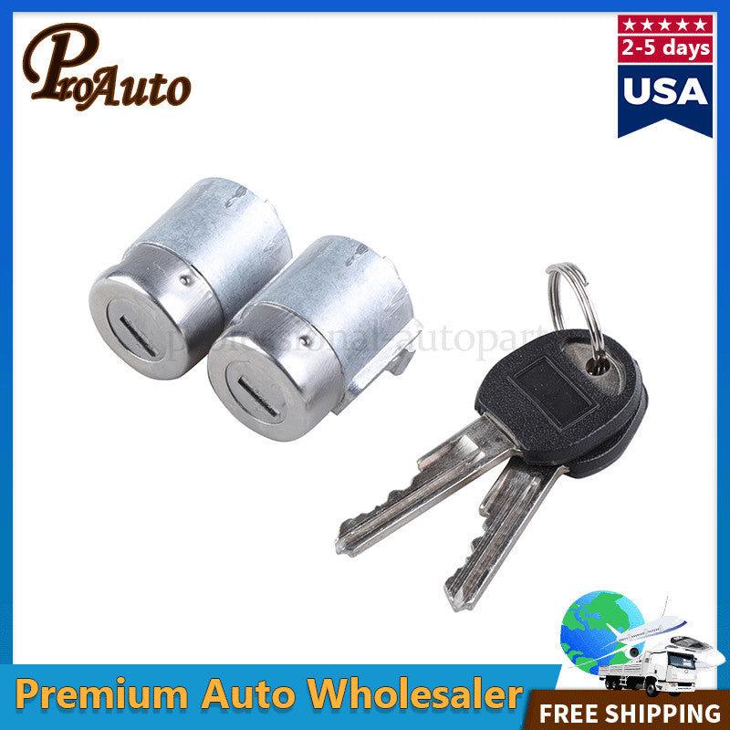 Front Door Lock Cylinder with Keys For 1988-1994 for Chevrolet C/K 1500 2500 3500