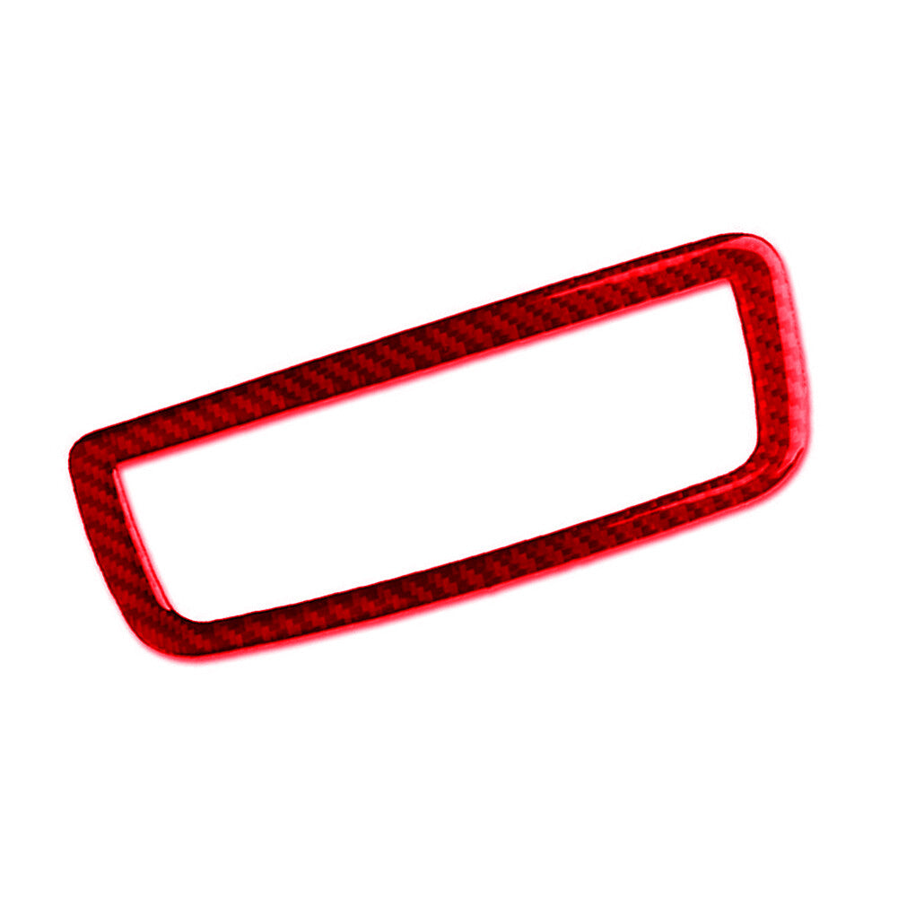 for Mercedes-Benz C-Class W204 Red Carbon Fiber Rear Ceiling Light Trim