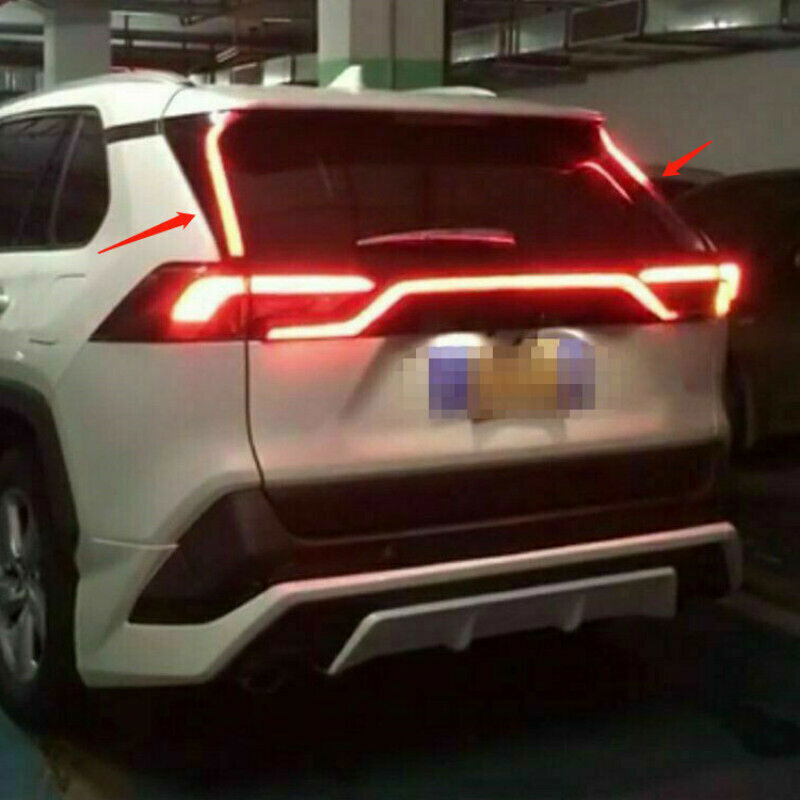 LED Rear Trunk Pillar Light for Toyota RAV4 2019-2024 Brake Lights Tail Lamps 2P