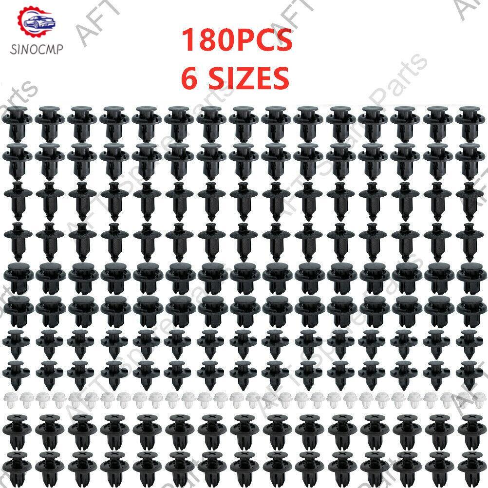 Fits for HONDA for CIVIC Trim Panel Clips Bumper Fender Fastener Push Rivets 180X